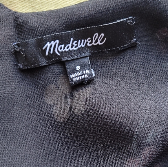 Madewell Button Down Cami in Pressed Flowers, VGUC, Size 8 - Picture 6 of 7